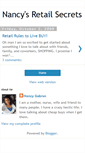 Mobile Screenshot of nancysretailsecrets.blogspot.com