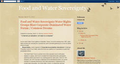 Desktop Screenshot of foodwatersovereignty.blogspot.com