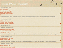 Tablet Screenshot of foodwatersovereignty.blogspot.com