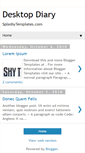 Mobile Screenshot of desktopdiary-splashy.blogspot.com