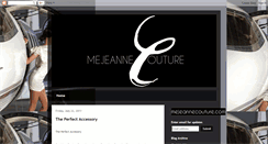 Desktop Screenshot of mejeannecouture.blogspot.com