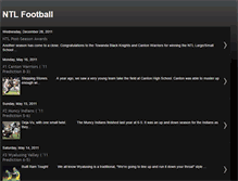 Tablet Screenshot of 11ntlfootballpreview.blogspot.com