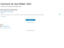 Tablet Screenshot of jean-rabel.blogspot.com