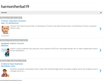 Tablet Screenshot of harmoniherbal19.blogspot.com
