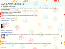 Tablet Screenshot of canil-wonderwelt.blogspot.com