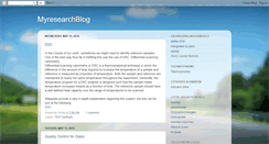 Desktop Screenshot of dxresearchblog.blogspot.com