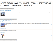 Tablet Screenshot of javiergarciaramirez.blogspot.com