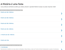 Tablet Screenshot of ahistoriaeumafesta.blogspot.com