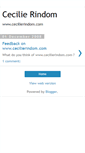 Mobile Screenshot of cecilierindom.blogspot.com