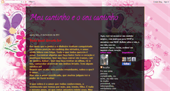 Desktop Screenshot of meucantinhoeoseucantinho.blogspot.com