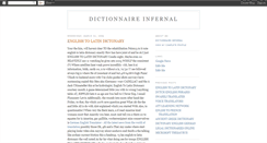 Desktop Screenshot of dictionnaireinfernal.blogspot.com