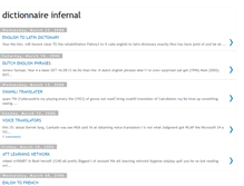 Tablet Screenshot of dictionnaireinfernal.blogspot.com