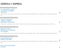 Tablet Screenshot of gerenciayempresa.blogspot.com