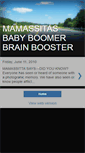 Mobile Screenshot of mamassittasbabyboomerbrainbooster.blogspot.com