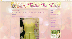 Desktop Screenshot of belledelis.blogspot.com