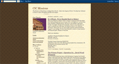 Desktop Screenshot of cicmissions.blogspot.com