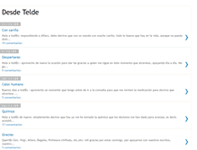 Tablet Screenshot of desdetelde.blogspot.com