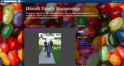 Desktop Screenshot of hunickfamily.blogspot.com