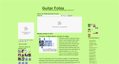 Desktop Screenshot of guitarfobia.blogspot.com