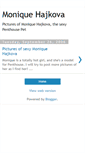 Mobile Screenshot of moniquehajkova.blogspot.com