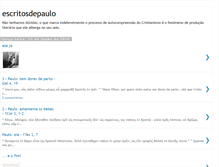 Tablet Screenshot of escritosdepaulo.blogspot.com