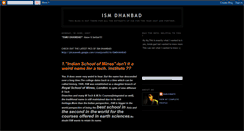 Desktop Screenshot of ismudhanbad.blogspot.com