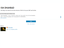 Tablet Screenshot of ismudhanbad.blogspot.com