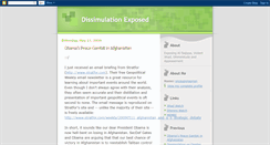 Desktop Screenshot of dissimulationexposed.blogspot.com