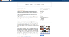 Desktop Screenshot of learnmakecupcake.blogspot.com