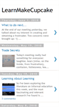 Mobile Screenshot of learnmakecupcake.blogspot.com