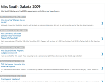 Tablet Screenshot of misssd2009.blogspot.com