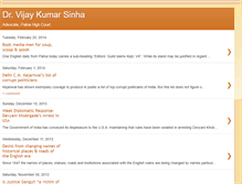 Tablet Screenshot of drvijaykumarsinhaeksaria.blogspot.com