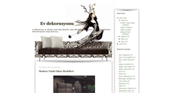 Desktop Screenshot of evdekorasyonrehberi.blogspot.com