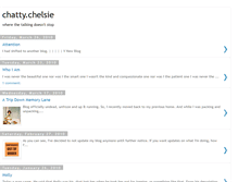 Tablet Screenshot of chattychelsie.blogspot.com