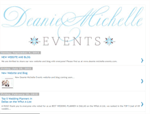 Tablet Screenshot of deaniemichelleevents.blogspot.com