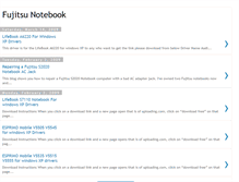 Tablet Screenshot of fujitsu-notebook.blogspot.com