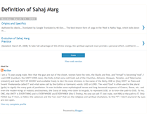 Tablet Screenshot of definitionofsahajmarg.blogspot.com