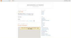 Desktop Screenshot of modernlaundry.blogspot.com