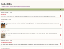 Tablet Screenshot of barbellmile.blogspot.com