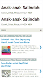 Mobile Screenshot of anaksalindah.blogspot.com