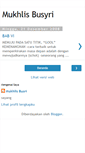 Mobile Screenshot of mukhlisbusyri.blogspot.com