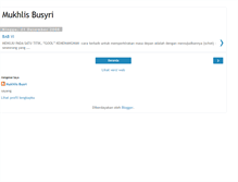 Tablet Screenshot of mukhlisbusyri.blogspot.com