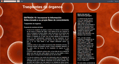 Desktop Screenshot of lostrasplantesdeorganos.blogspot.com