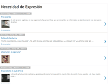 Tablet Screenshot of necesidadexpresion.blogspot.com