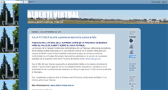 Desktop Screenshot of noticiasdealberti.blogspot.com