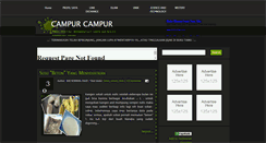 Desktop Screenshot of apaajacampur.blogspot.com