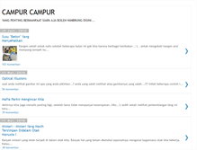 Tablet Screenshot of apaajacampur.blogspot.com