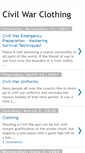 Mobile Screenshot of civilwarclothing.blogspot.com