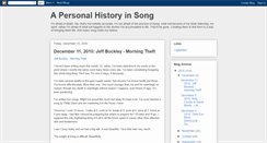 Desktop Screenshot of apersonalhistoryinsong.blogspot.com