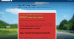 Desktop Screenshot of hayscountyscoop.blogspot.com